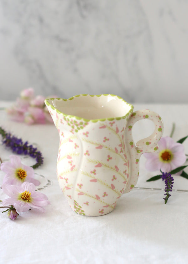 Friily Jug - White and Pink