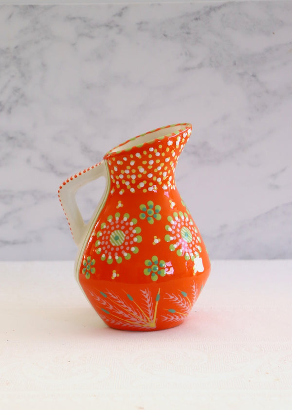 NEW: Art Deco Jug - Orange