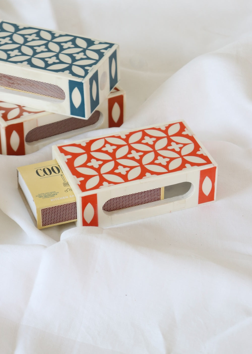 Large Matchbox Holder - Orange