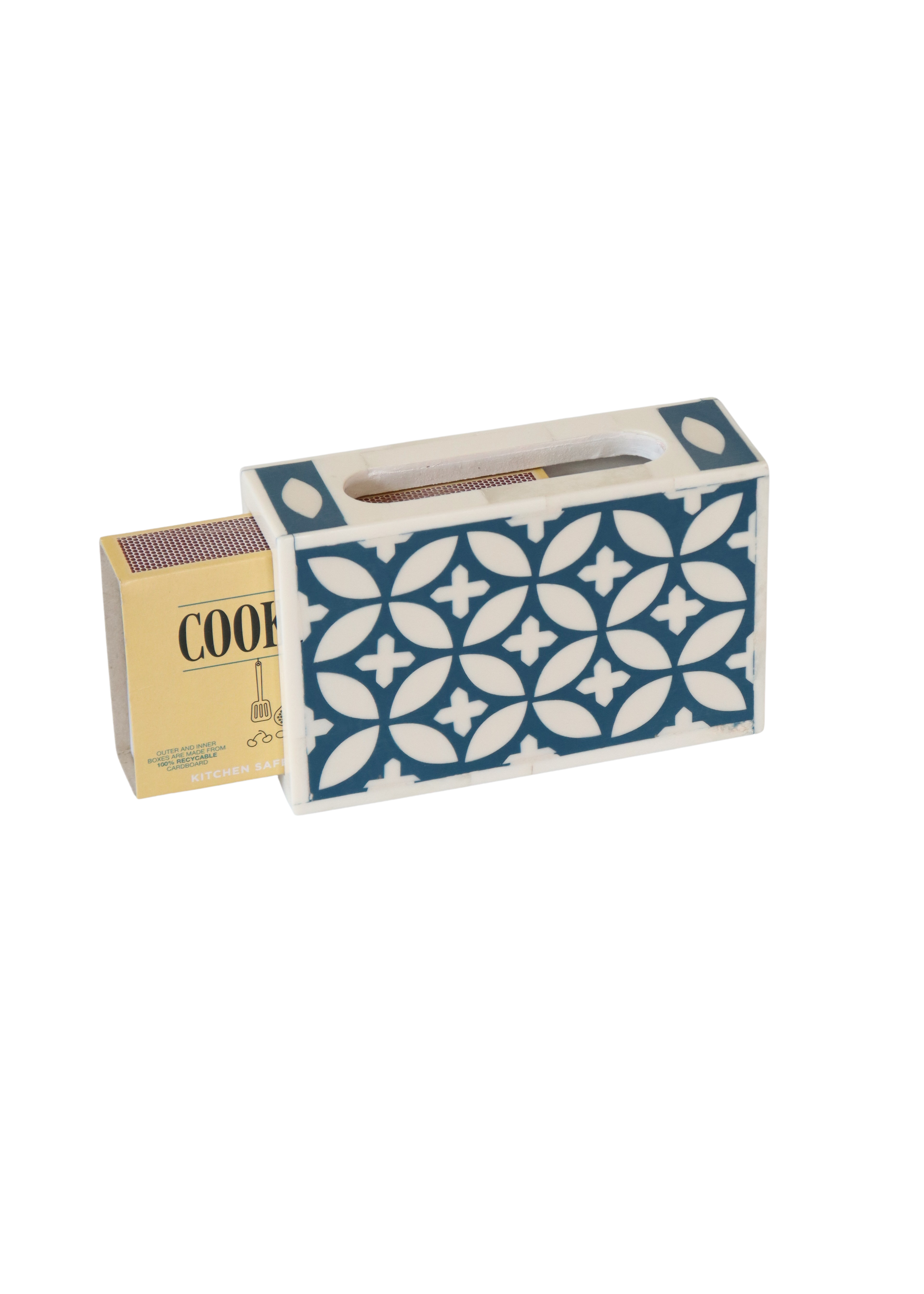 Large Matchbox Holder - Dark Teal