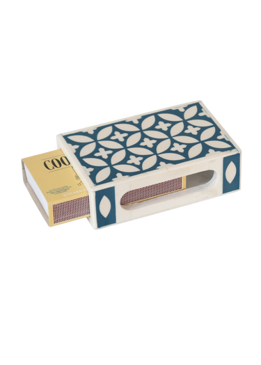 Large Matchbox Holder - Dark Teal