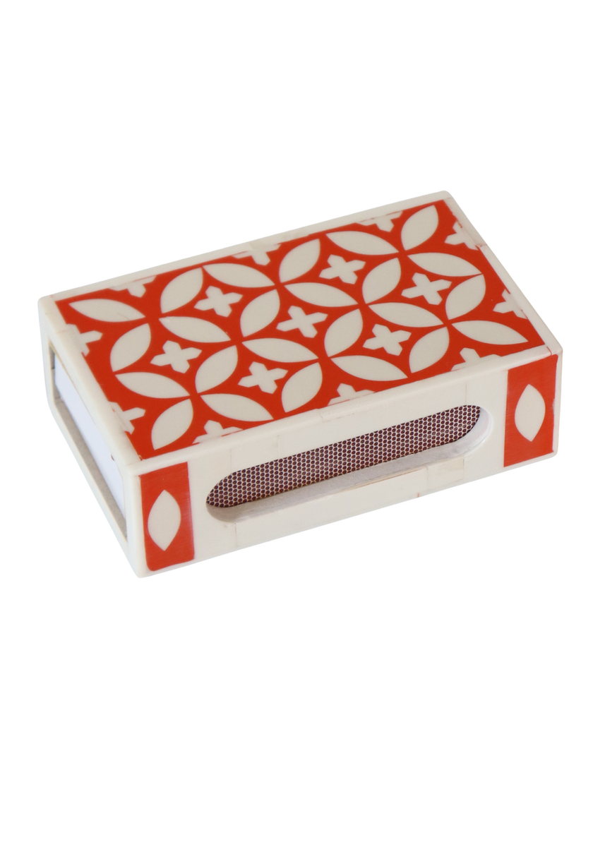 Large Matchbox Holder - Orange