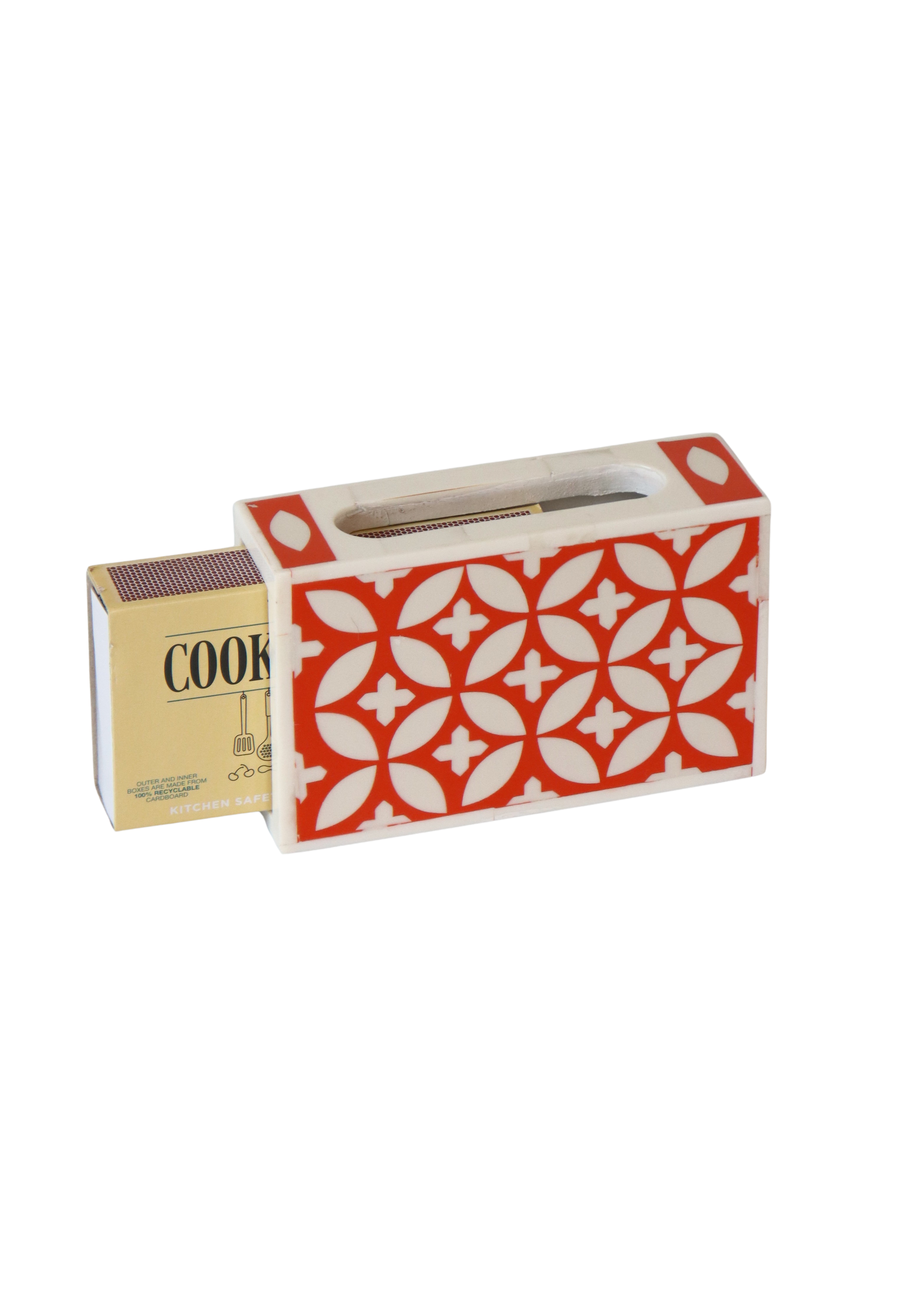 Large Matchbox Holder - Orange