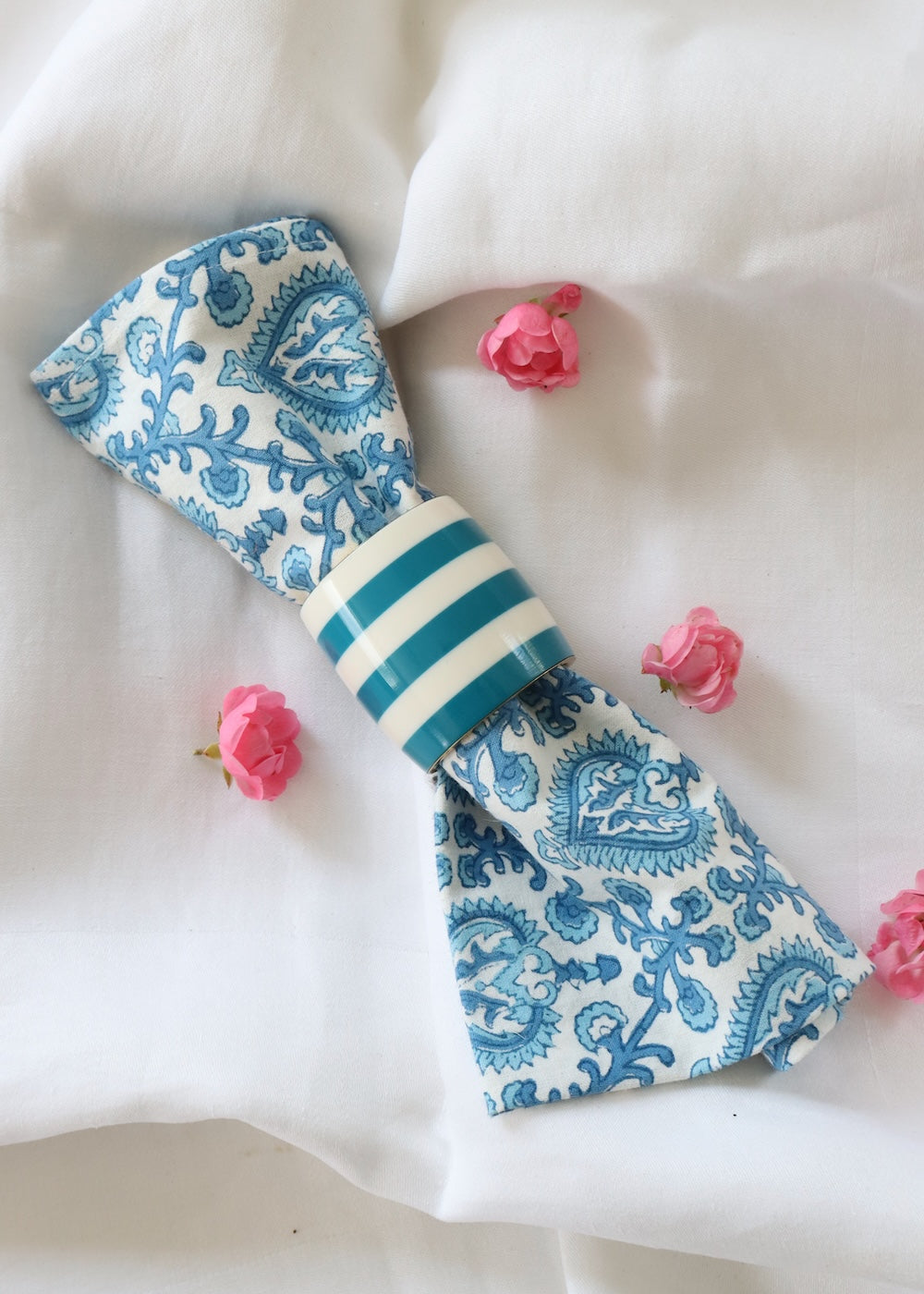 Napkin Ring -  Teal Blue
