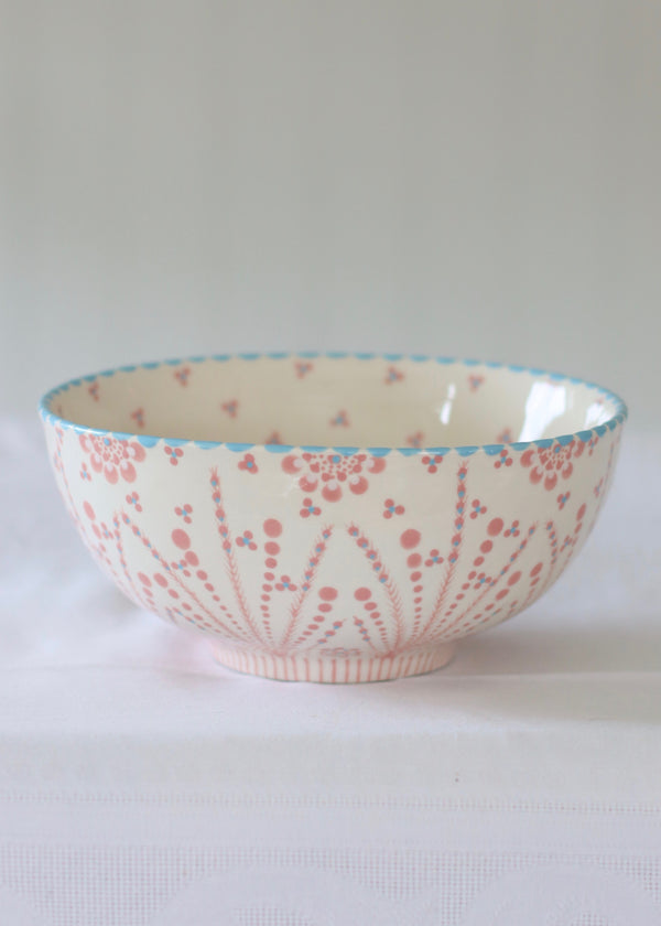 Fruit Bowl - White and Pink