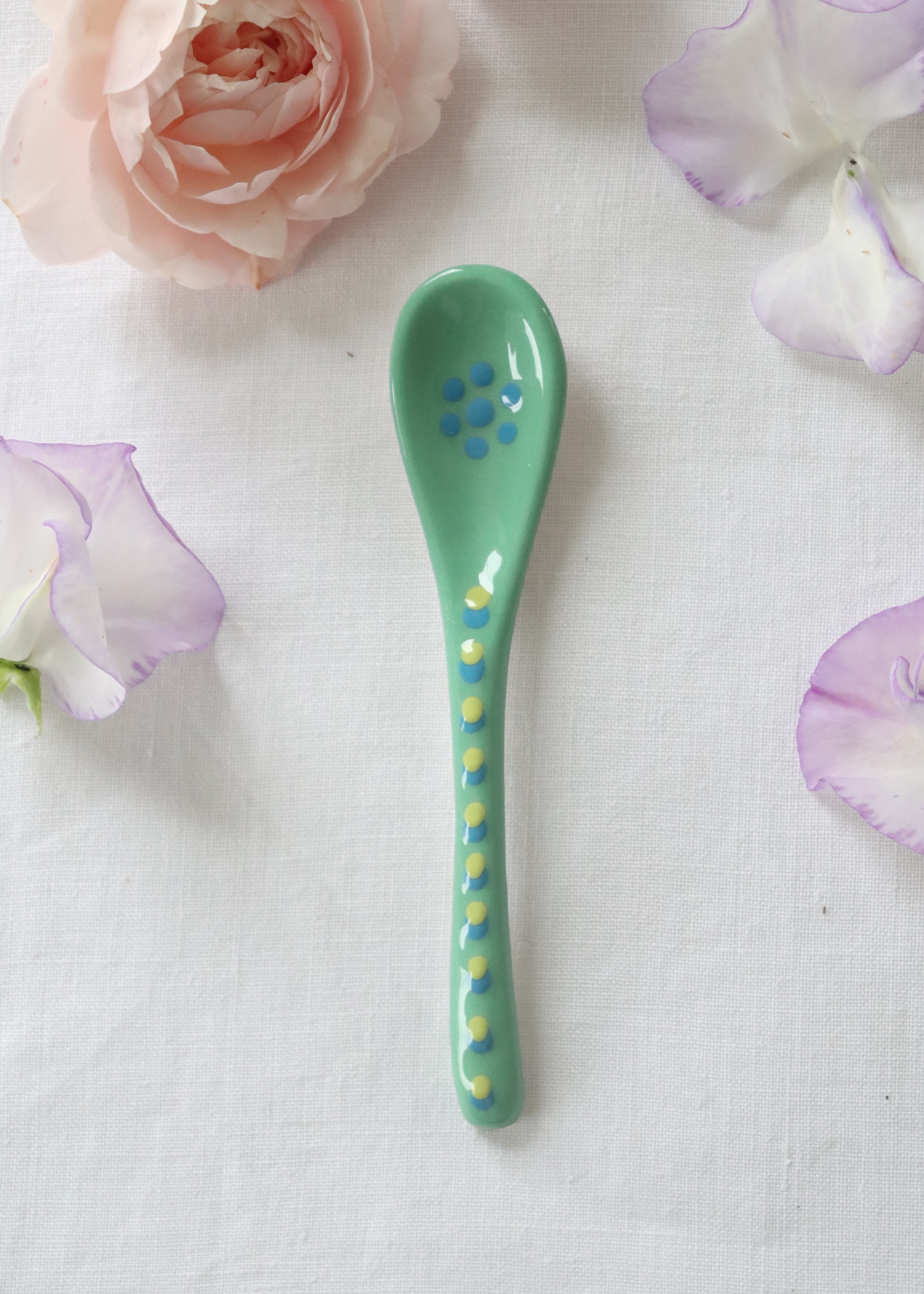 Ceramic Spoon - Teal