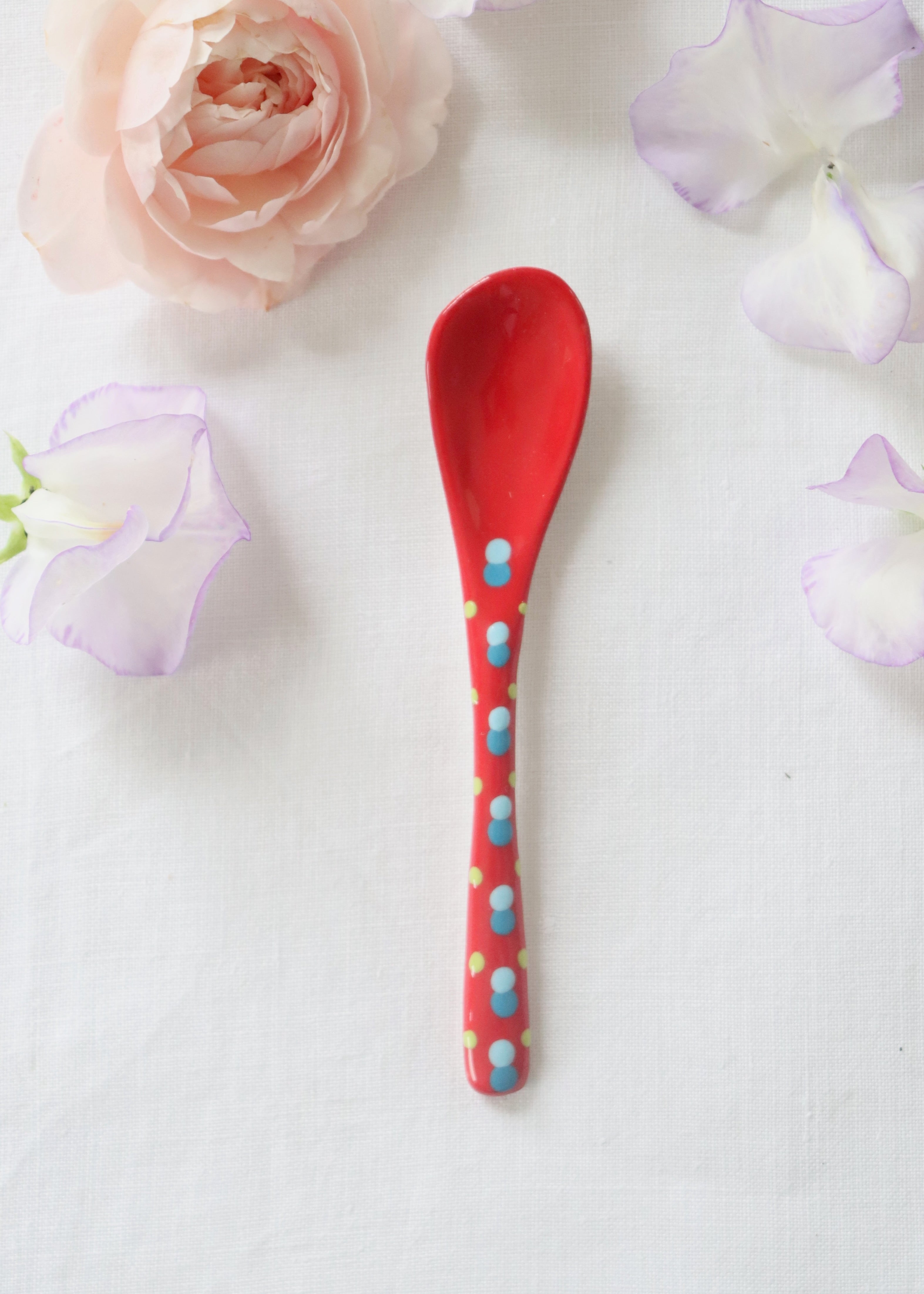Ceramic Spoon - Red