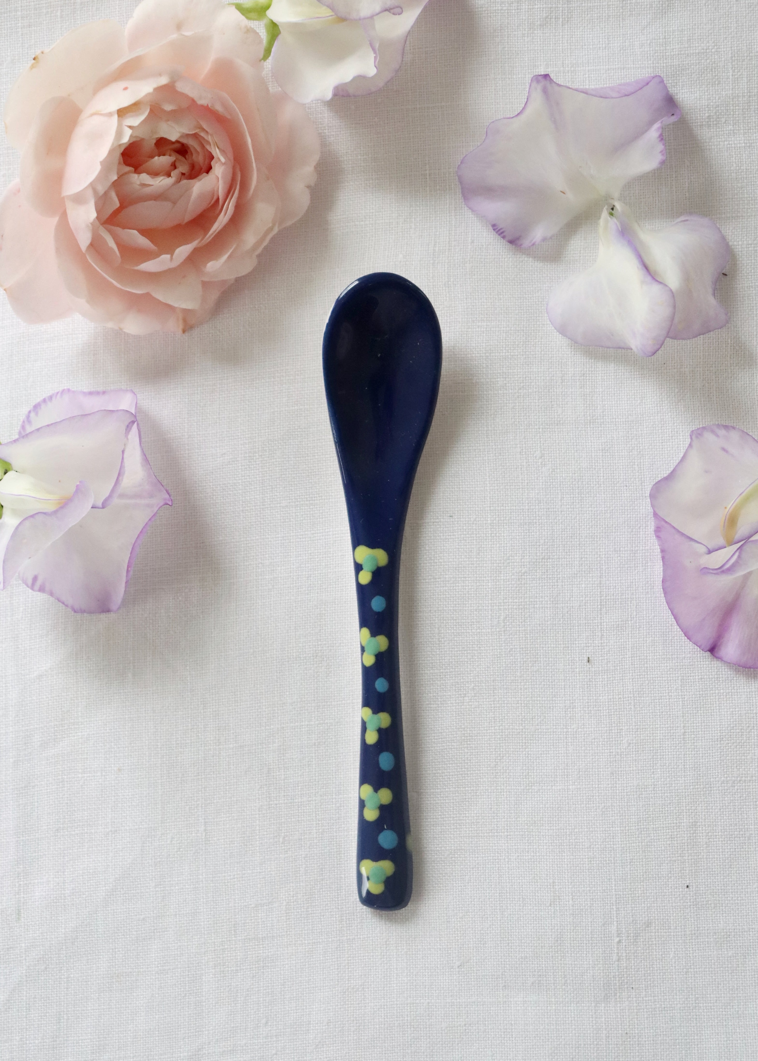 Ceramic Spoon - Navy Blue