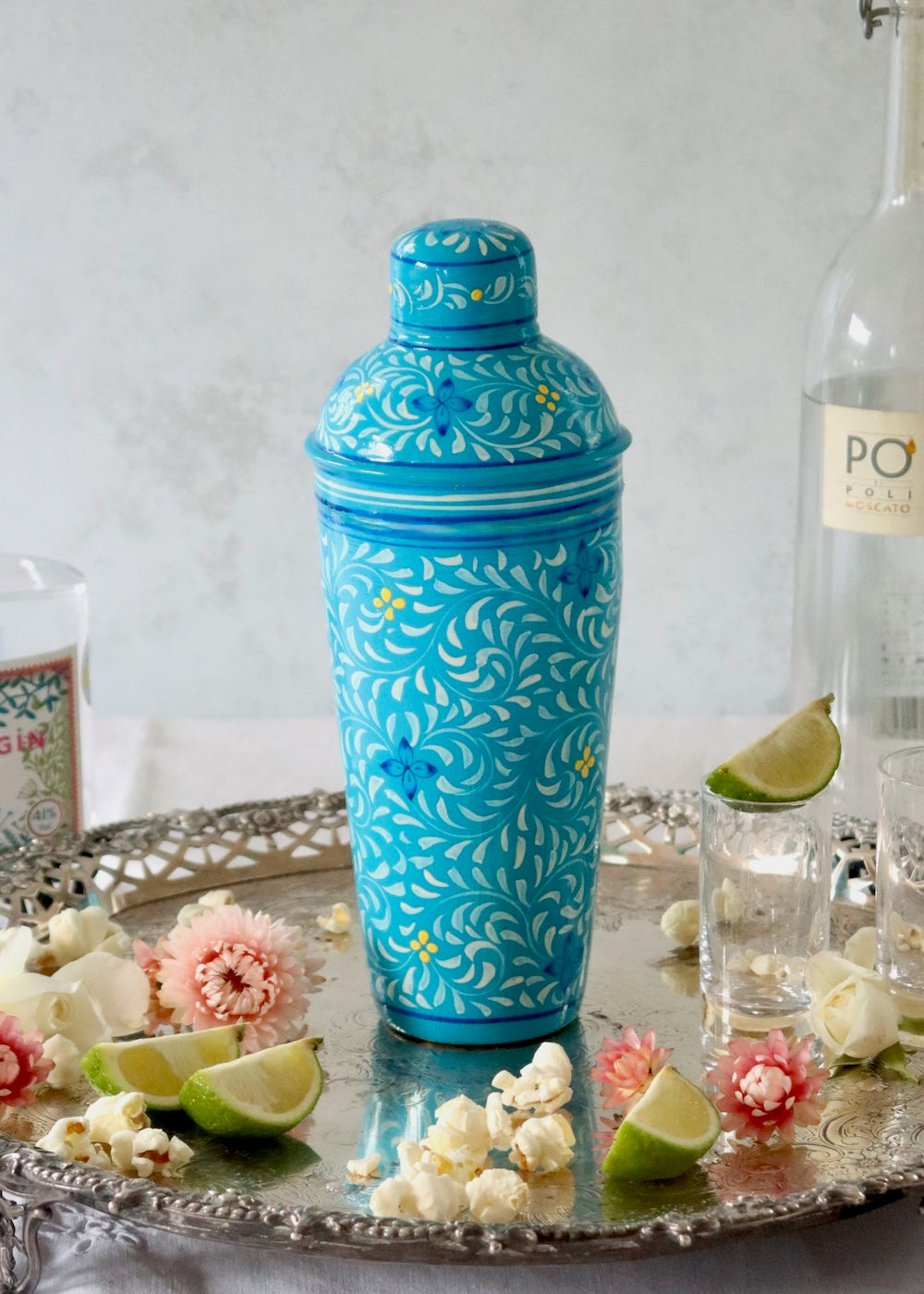 NEW STYLE: Cocktail Shaker - Petrol Blue