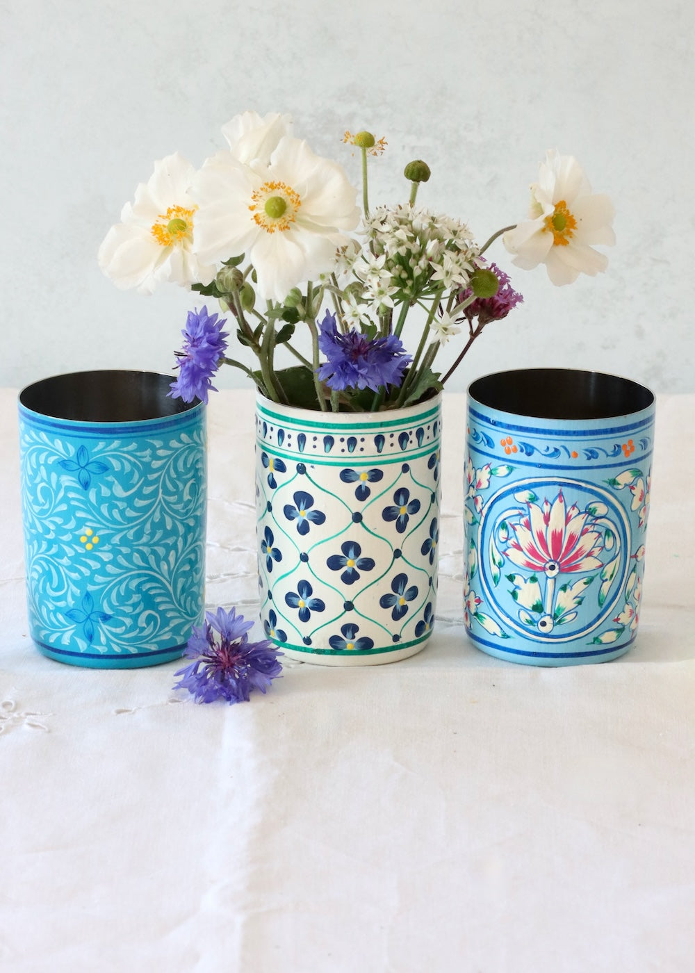 Brush Pot - Petrol Blue