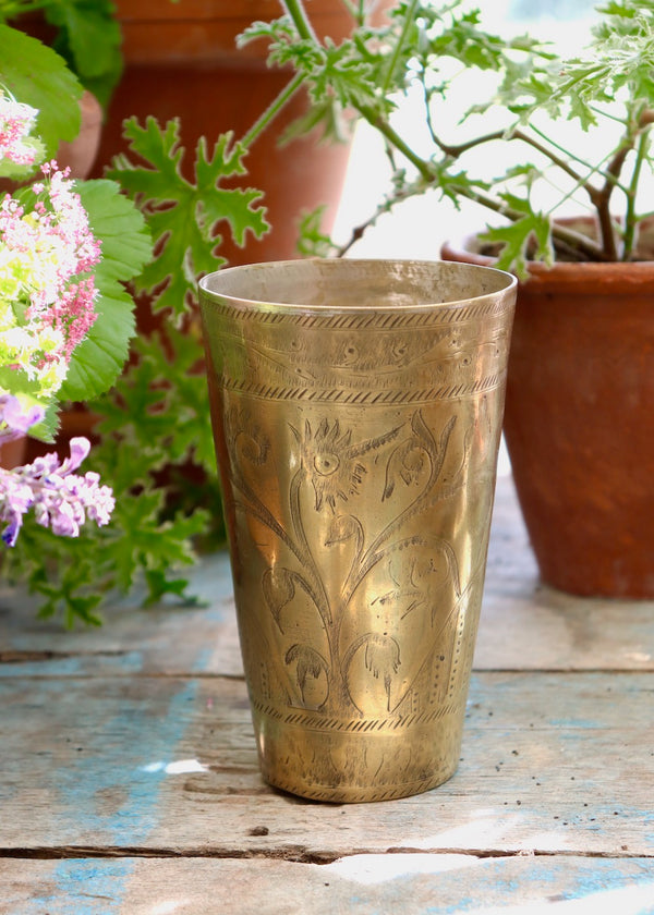 Brass Lassi Cup