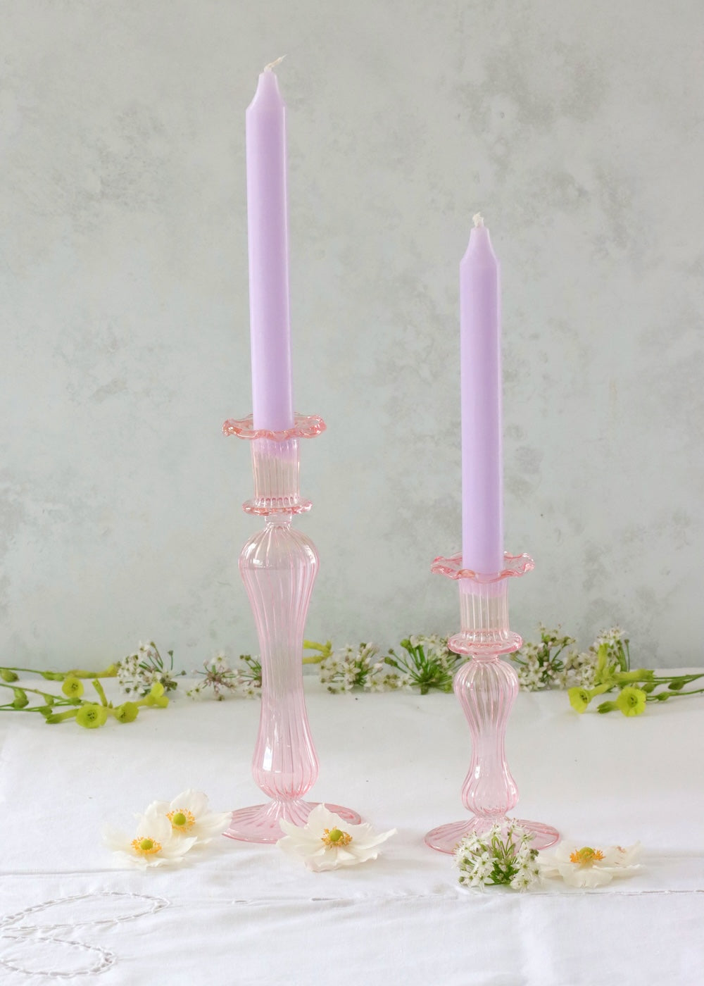 Gigi Candlestick- Pink