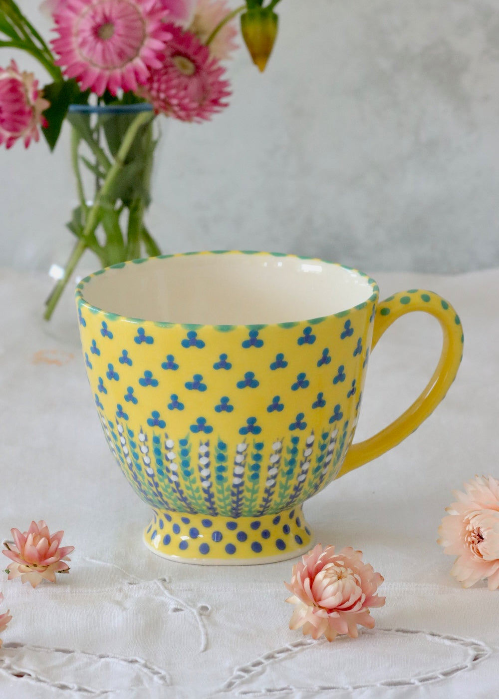 Time for Tea Cup - Yellow