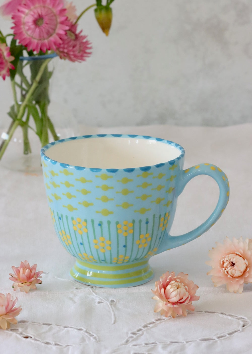 Time for Tea Cup - Pale Blue