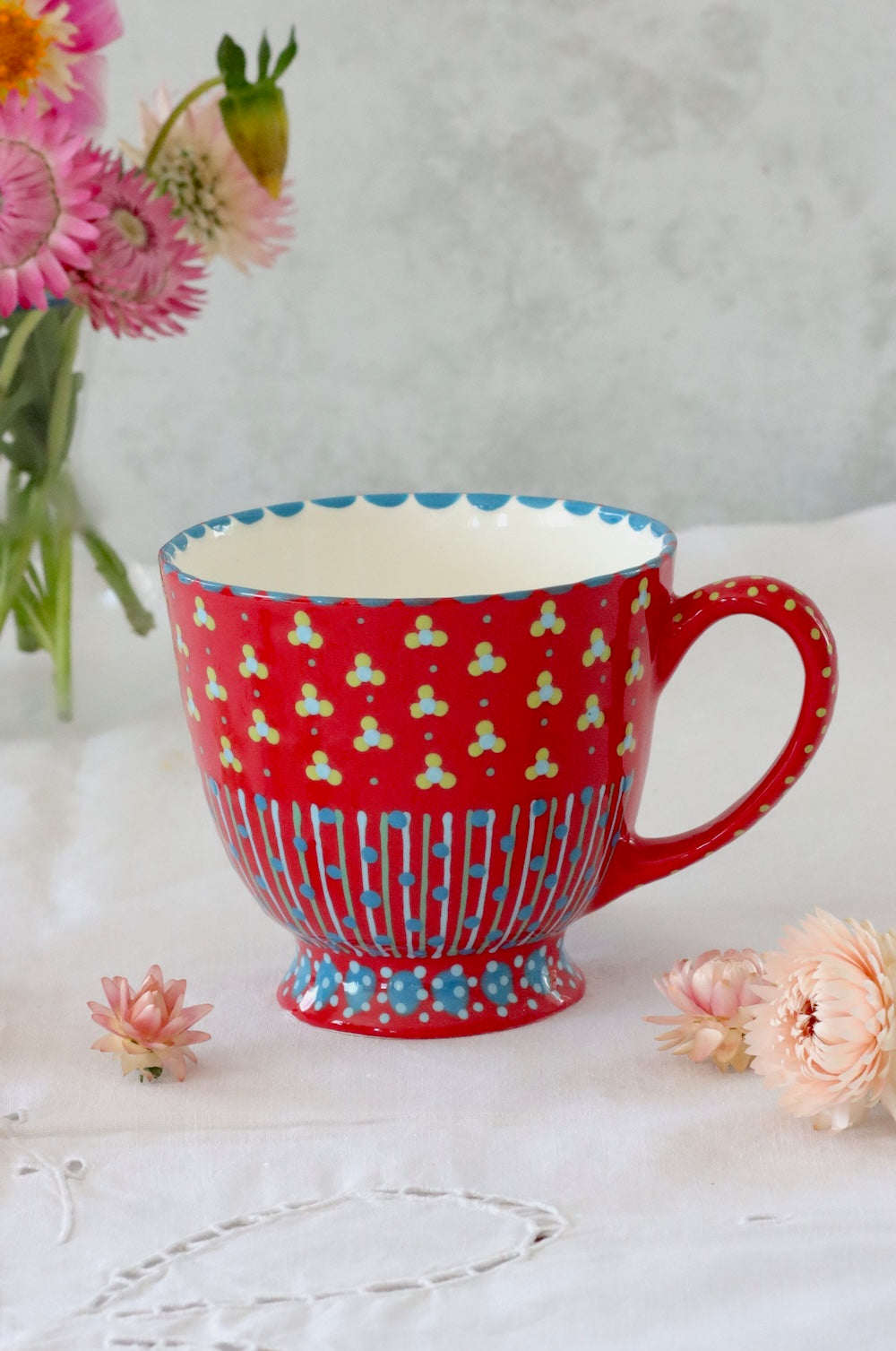 Time for Tea Cup - Red