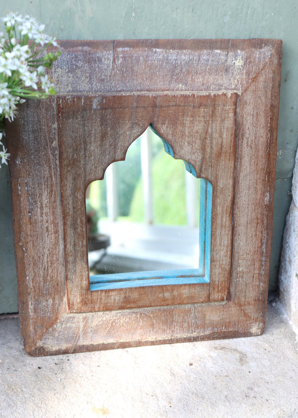 Vintage Wooden Mirror - 13