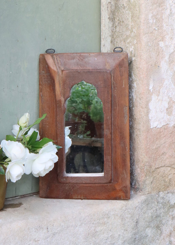 Vintage Wooden Mirror - 21