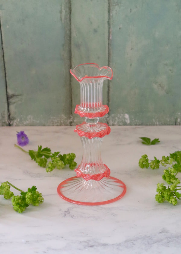 Tutu Candlestick - Coral Pink