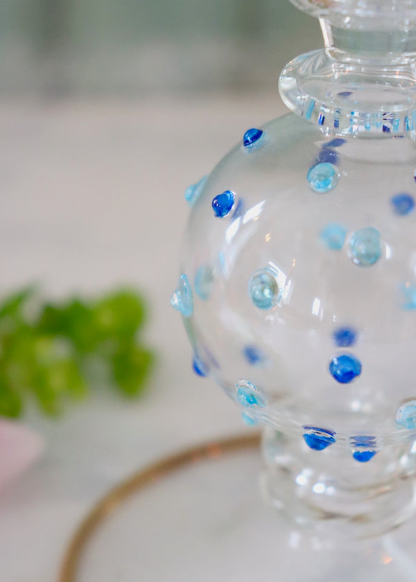 Small Bubble Candlestick Dotty Blue
