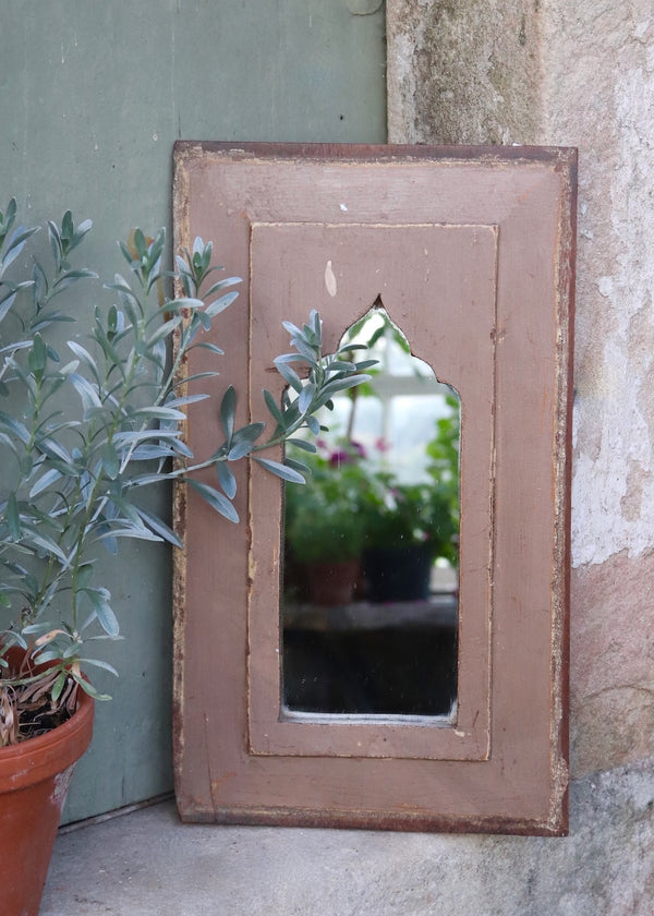Vintage Wooden Mirror - 28