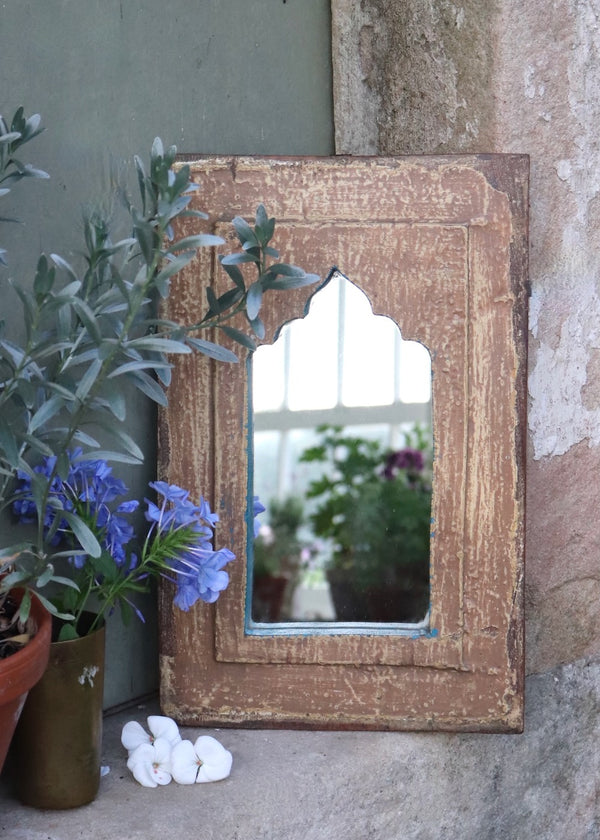 Vintage Wooden Mirror - 31