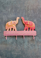 Two Elephant Hook - Pinks