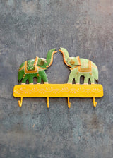 Two Elephant Hook - Green