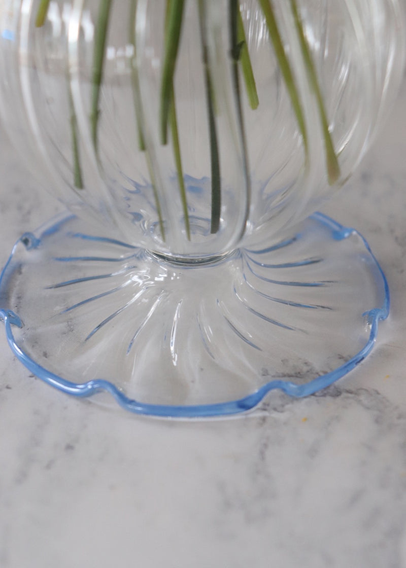 NEW IN: Nanu Glass Vase - Dusty Blue