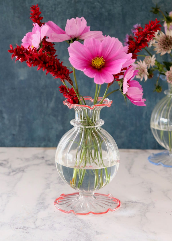 NEW IN: Nanu Glass Vase - Coral Pink