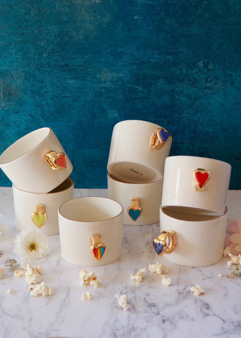 Large Love Mugs Heart Collection