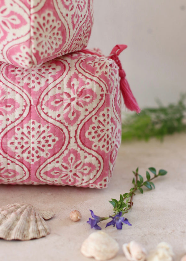 Wash Bag - Pink Retro