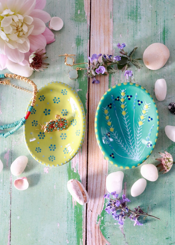 2 Oval Trinket Dishes - Set 9