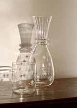 Carafe and Glass Set  - Etched Glass