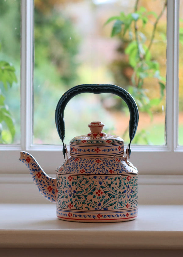 Hand Painted Teapot - Pink