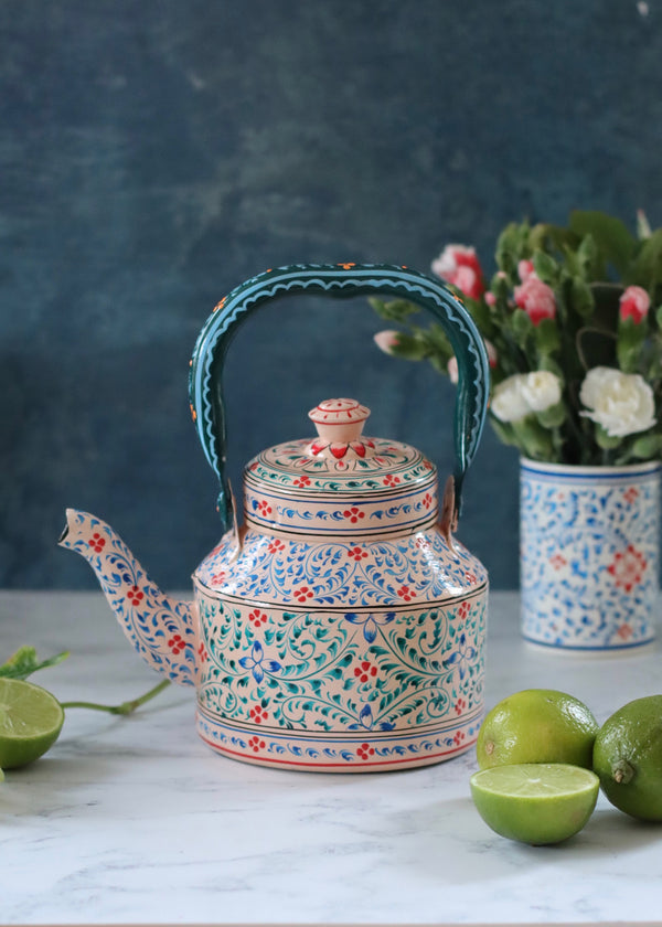 Hand Painted Teapot - Pink
