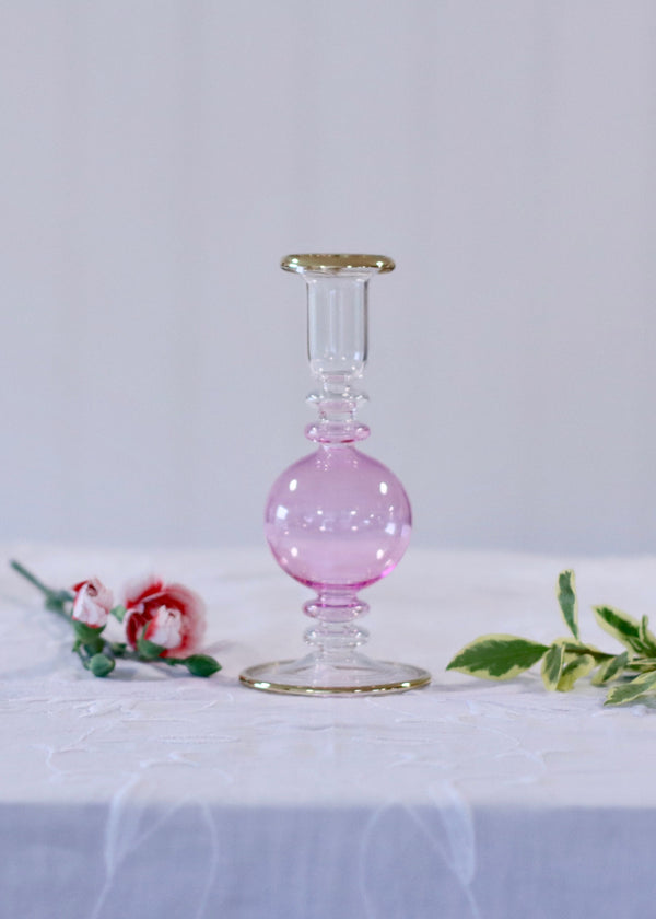 Small Bubble Candlestick Pale Pink