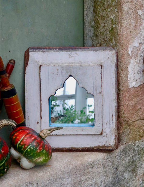 Vintage Wooden Mirror - 40