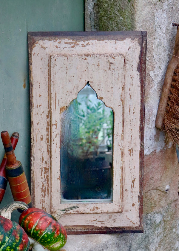 Vintage Wooden Mirror - 42
