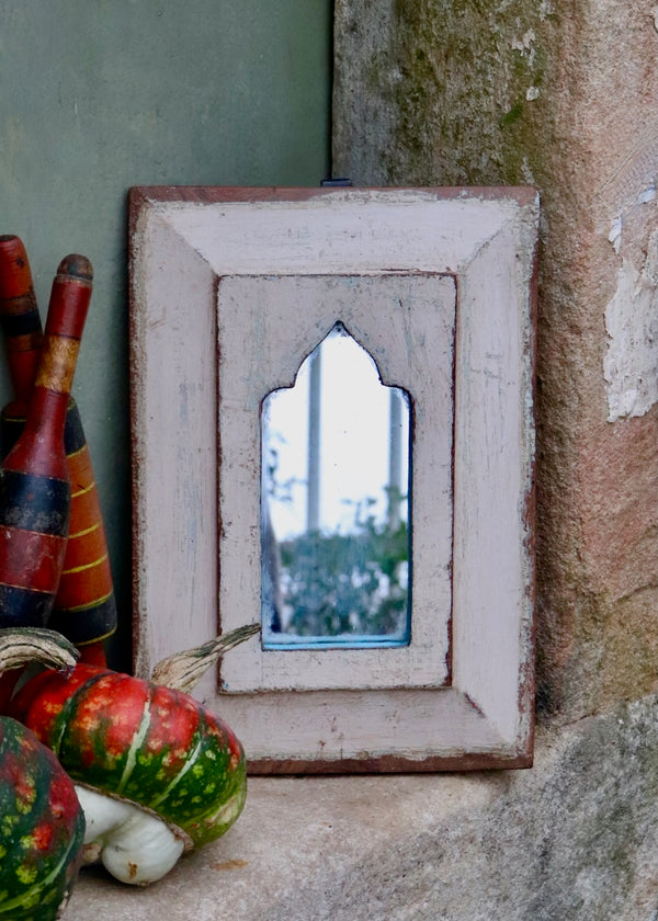 Vintage Wooden Mirror - 45