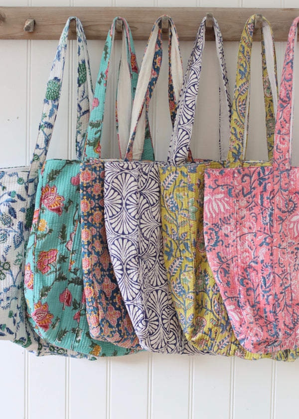 Block Print Everyday Bag - Keralan Life