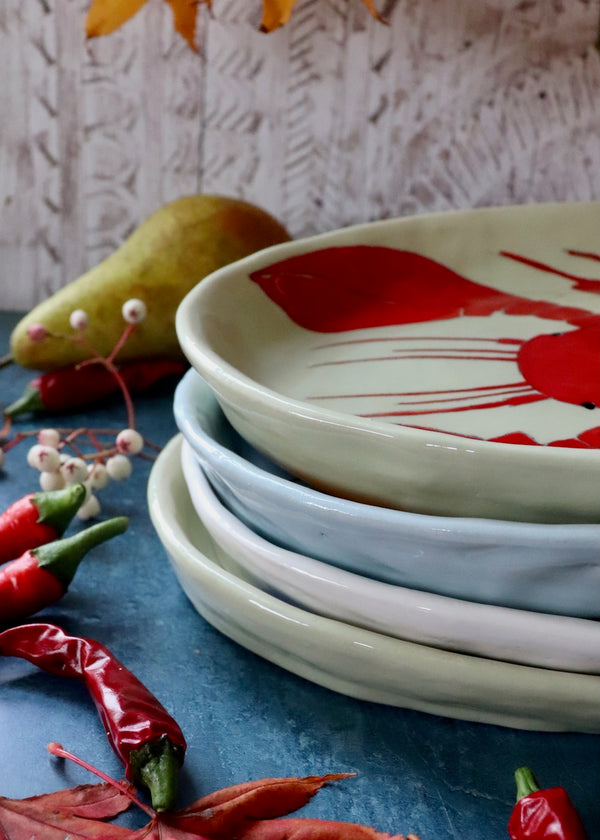 NEW- Large Serving Platter - Orange