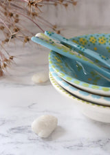 NEW IN: Nut Bowl - SET of 3 Pale Blue & Whites