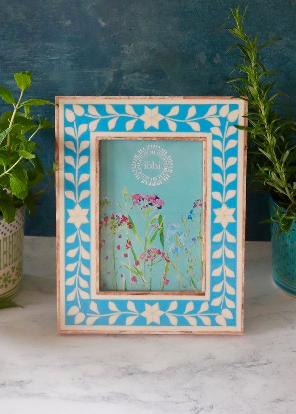 Photo Frame - Turquoise Stars