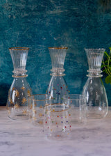 Carafe and Glass Set  - Gold Star