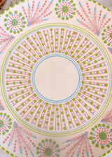Cake Plate  - White and Pink
