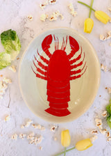 Gemma Orkin Oval Serving Bowl - Red Lobster