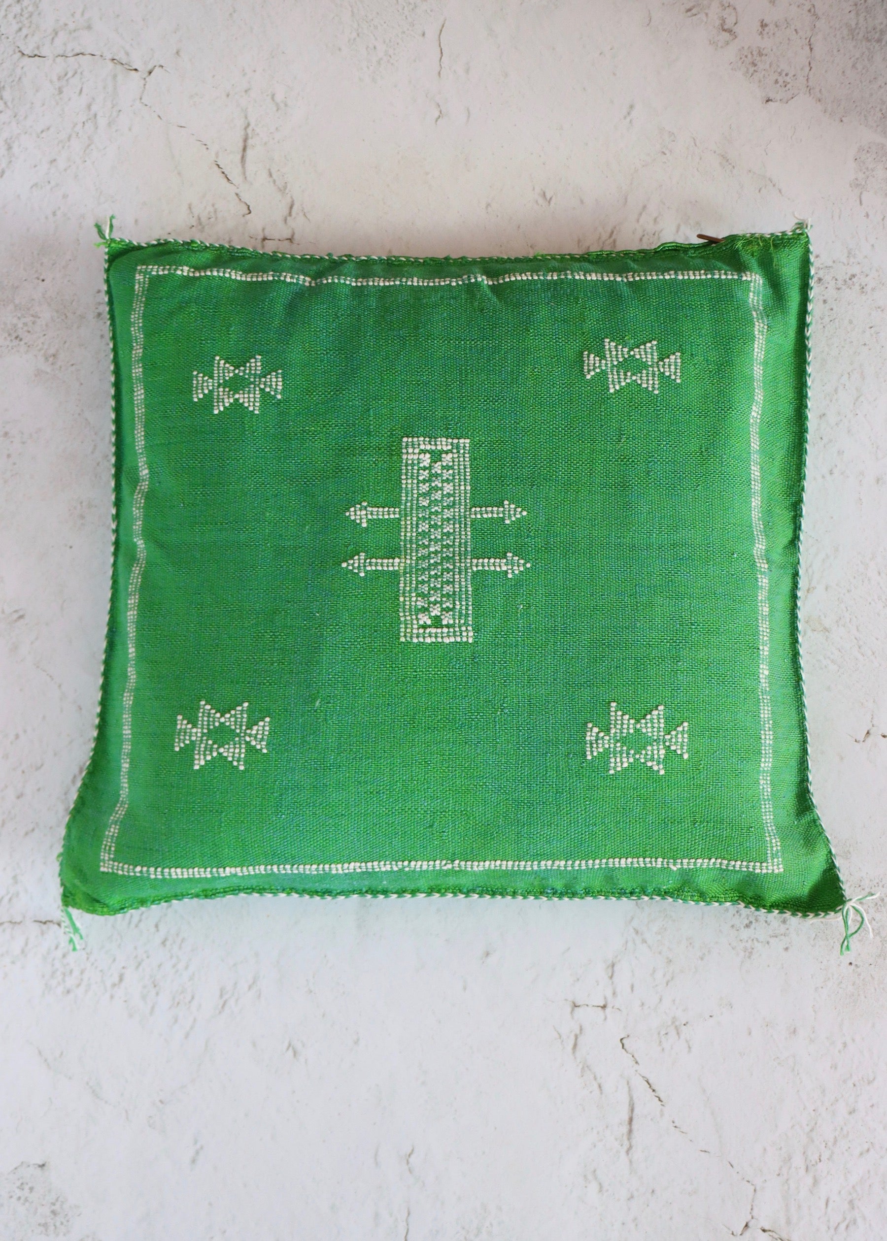 Cactus Silk Cushion Cover - Green 1