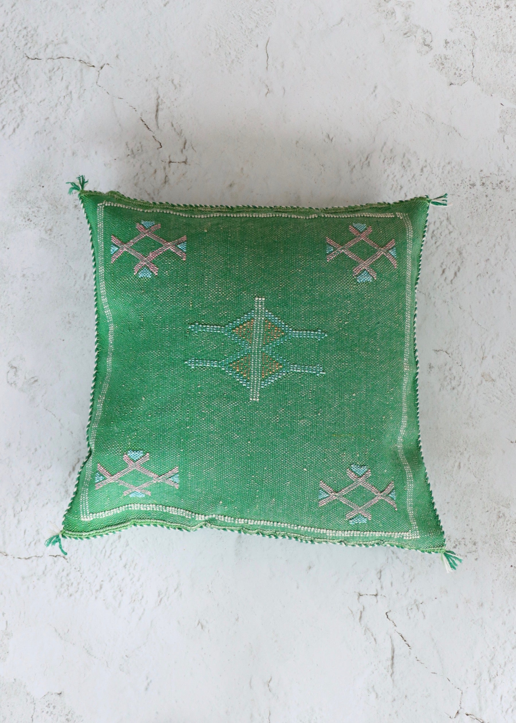 Cactus Silk Cushion Cover - Green 7