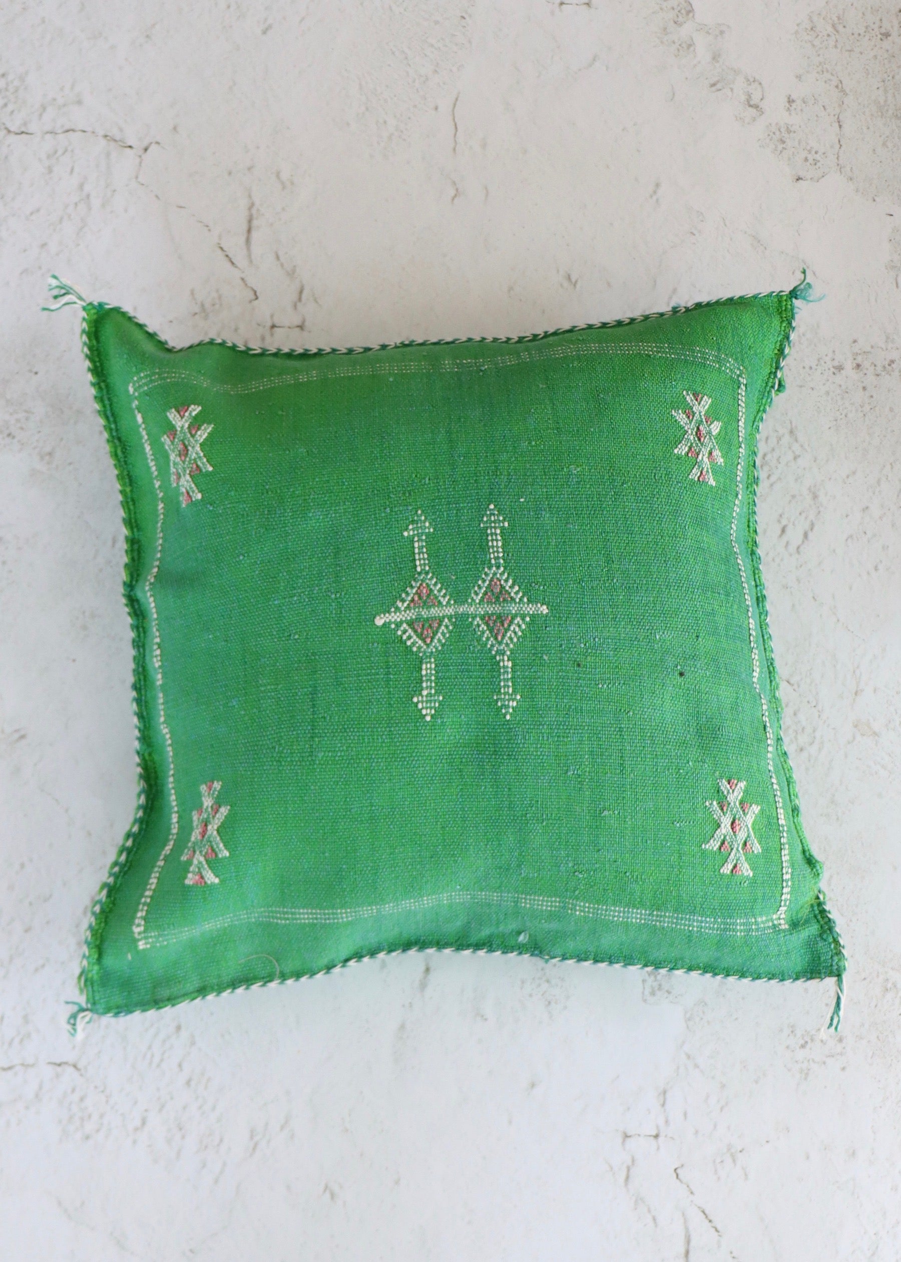 Cactus Silk Cushion Cover - Green 8