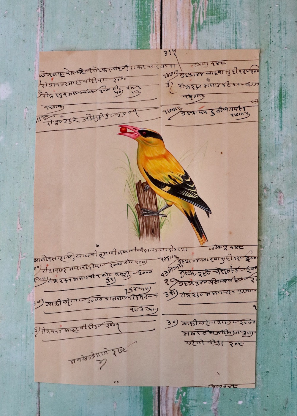 Indian Bird Painting 105
